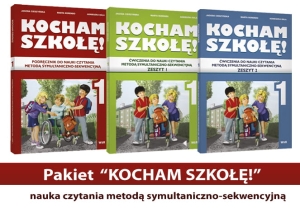 Pakiet KOCHAM SZKOŁĘ! Podręcznik + 2 zeszyty ćwiczeń